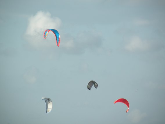  voiles des surfeurs